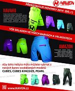 Cyklokraťasy HAVEN NAVAHO a AMAZON

Propracované pánské / dámské kraťasy v čistém dvoubarevném designu s pohodlnými vnitřními vyjímatelnými kratasy s cyklovložkou.

Zadní část s pružným panelem zvyšuje pohodlí a kalhoty nesjíždí dolů.

Teflonová úprava proti vodě a nečistotám.

Mnoho praktických detailů jako voděodolná kapsa, MP3 kapsa, odvětrávání atd.

Výborně se hodí k volným dresům NAVAHO a AMAZON v mnoha barevných provedeních.

Barvy: green, black, violet, blue.

Velikosti: S-XXXL

www.haven.cz - kraťasy
