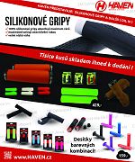 Silikonové a ergonomické gripy HAVEN

100% silikonové gripy absorbují maximum rázů
maximálně snižují znecitlivění rukou
velmi nízká váha
jistota dobrého úchopu – nekloužou, nelepí
v mokru nedochází k „protáčení“ na řidítkách
na slunci nemění barvu ani tvar
možnost dodání s bílými nebo černými koncovkami pro dokonalé vyladění Vašeho stroje
délka: 130 mm / průměr: 32 mm


www.haven.cz - gripy
